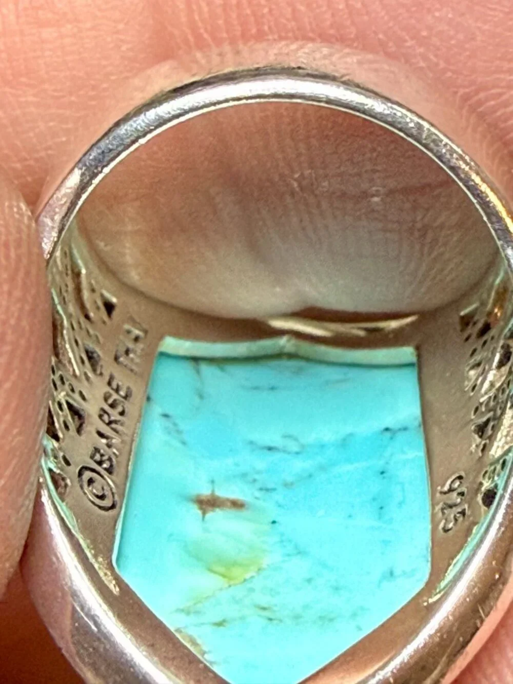 Barse sterling silver Turquoise ring